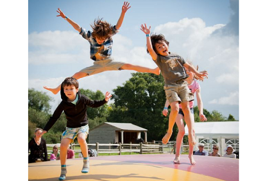 Children having fun at Fishers Park