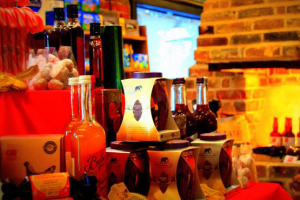Slindon Forge drinks display