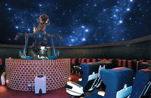 Inside the South Downs Planetarium