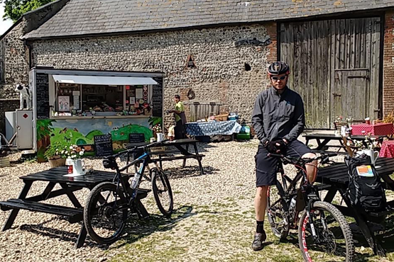 The Hiker's Rest, coffee stop for cyclists