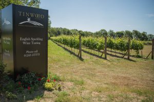 Tinwood Estate vineyard sign