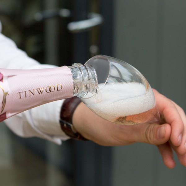 Tinwood Estate wine being poured into glass