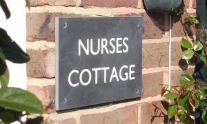Nurses Cottage sign