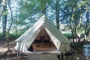 Wild Boar Wood Eco Camping bell tent