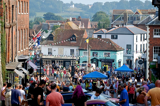 Budget friendly town festival West Sussex