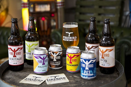 Firebird Brewing Company's beers and ales