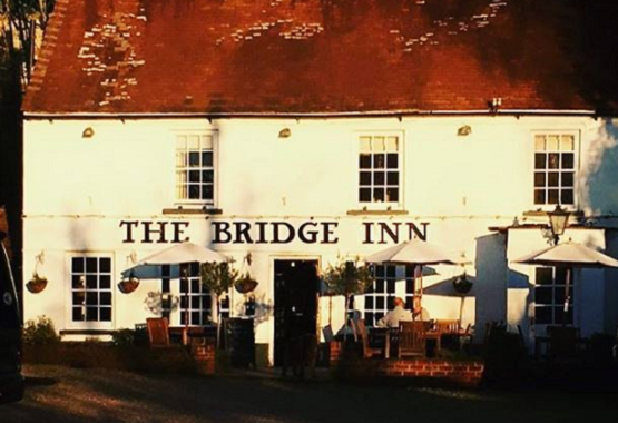 Front of The Bridge Inn country pub