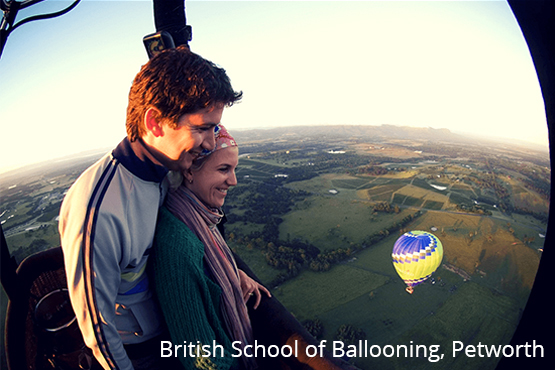 Take to the skies in a hot air balloon over Petworth