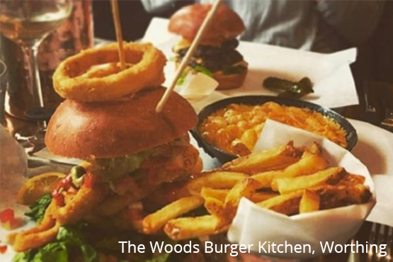 The Woods's mouth-watering burgers, milkshakes and sides