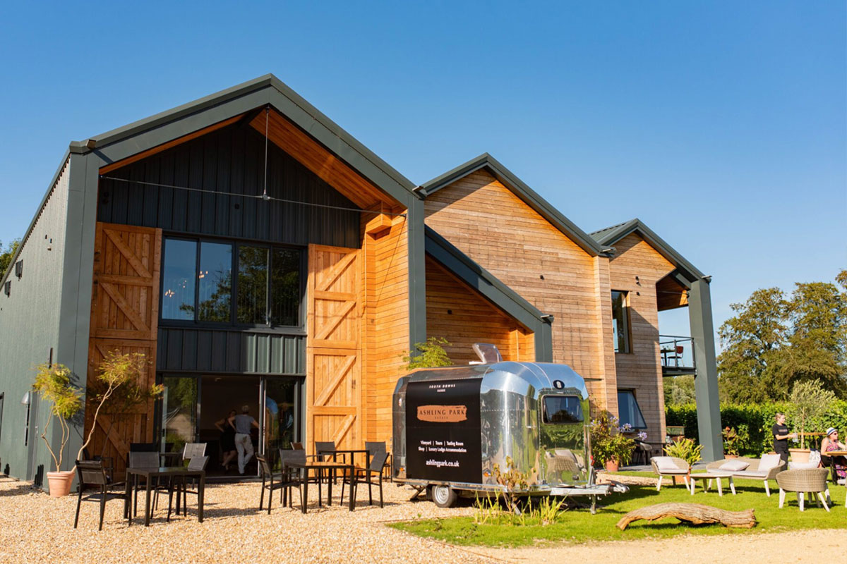 View of the tasting rooms at Ashling Park Estate