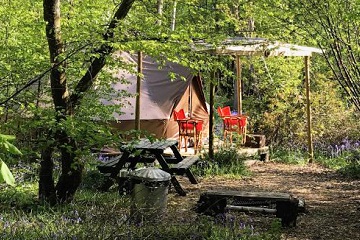 Rural Glamping at Wild Boar Wood in West Sussex