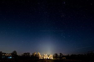 Cowdray night sky with stars in January 2019