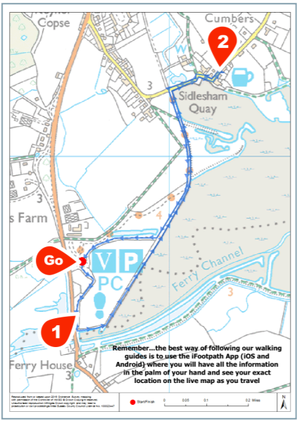 pagham harbour and sidlesham quay map