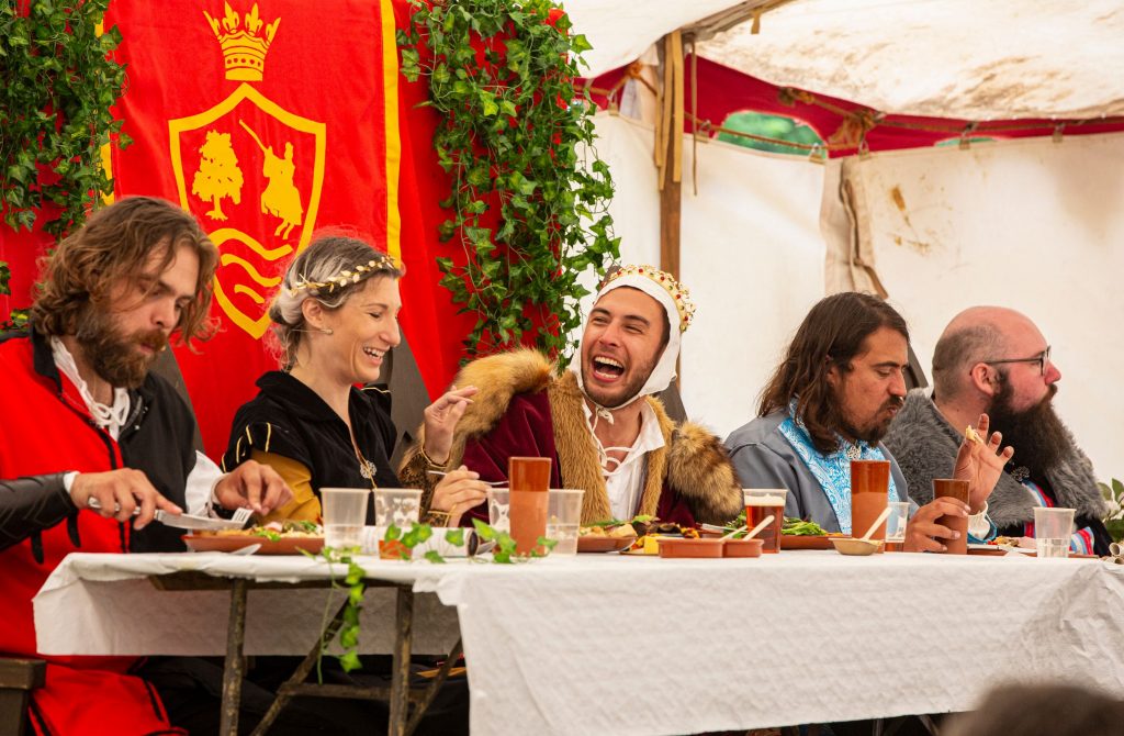 King's banquet at Loxwood Joust